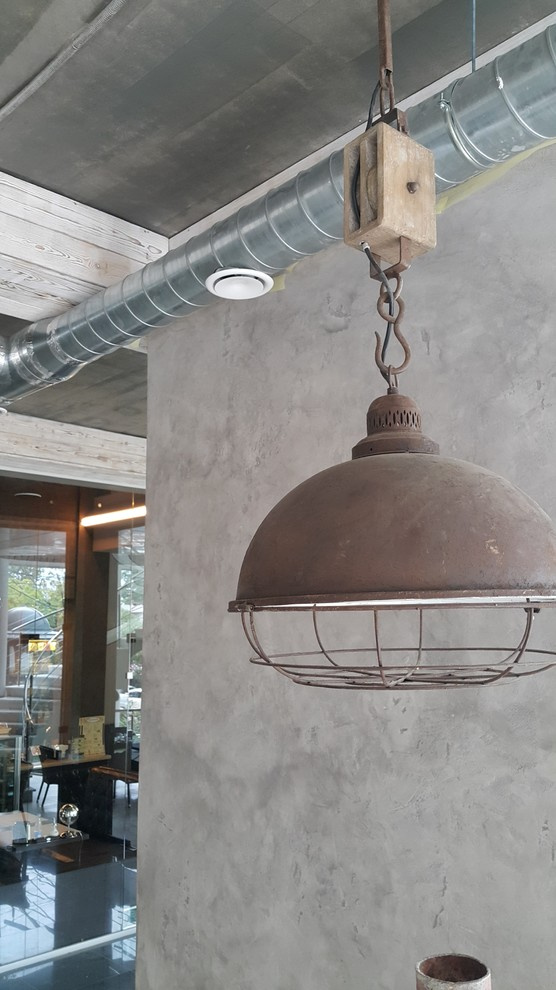 Стиль лофт , ресторан морепродуктов