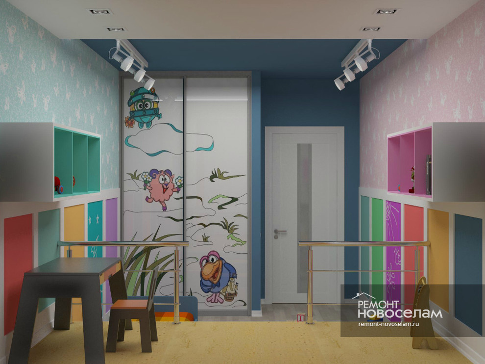 Дизайн проект детской комнаты / Вариант 2