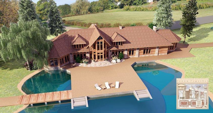 Обложка проекта: Частный  спа-комлекс из клееного бруса