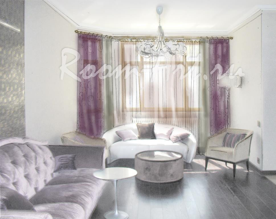 Компьютерные эскизы штор