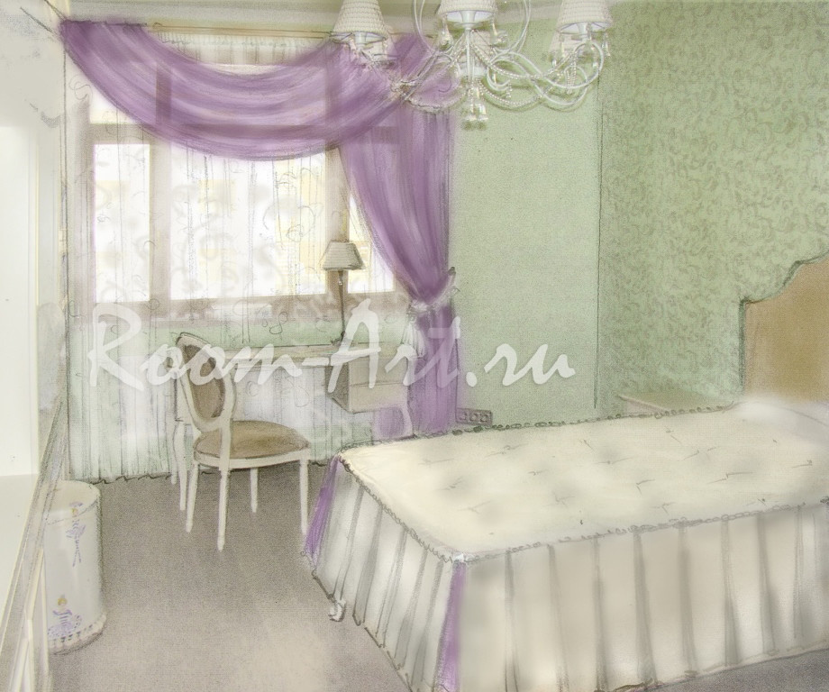 Компьютерные эскизы штор