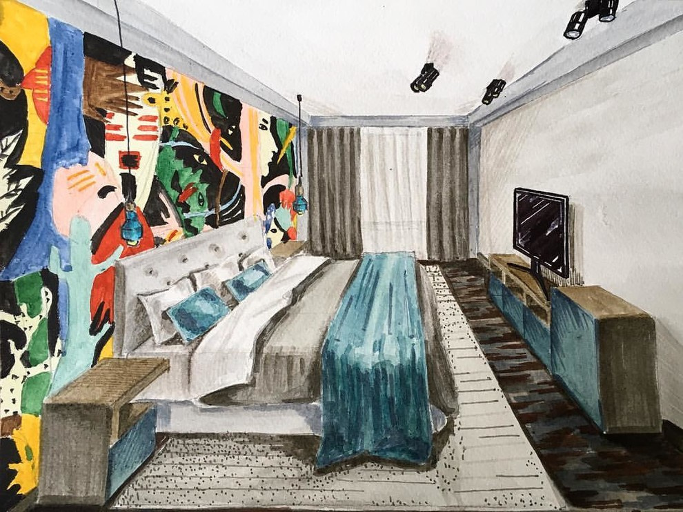 Siberian apartment for a man
