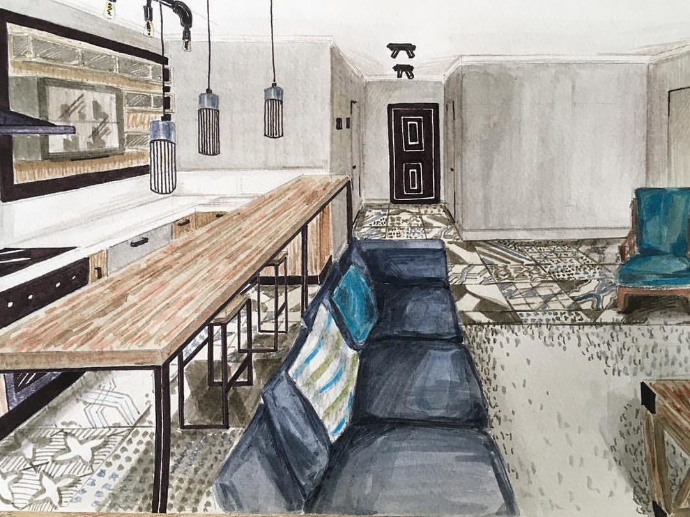 Siberian apartment for a man