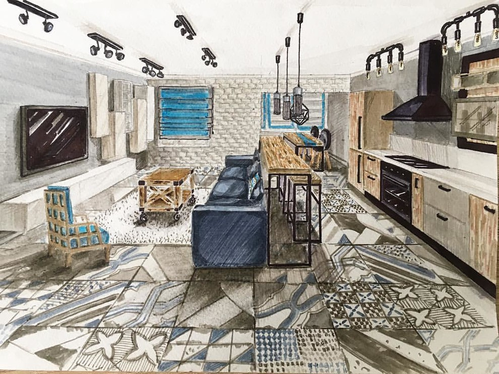 Siberian apartment for a man
