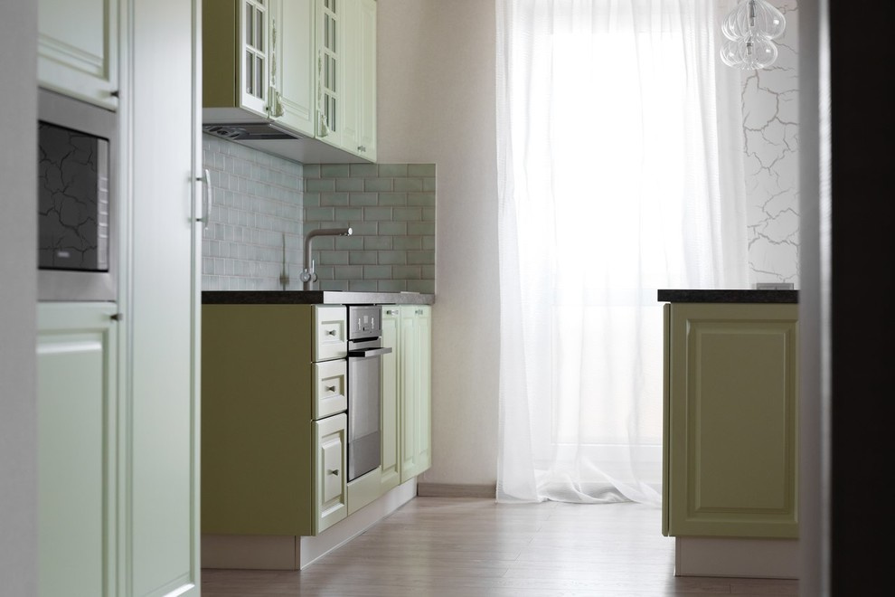 Маленькая кухня с островом