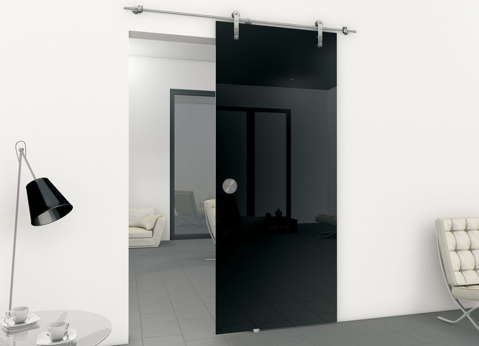 Стеклянные раздвижные двери