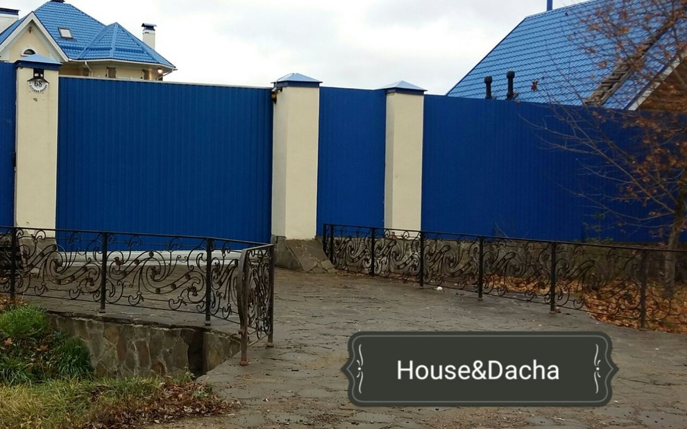 Установка заборов, стротельство домов, художественная ковка