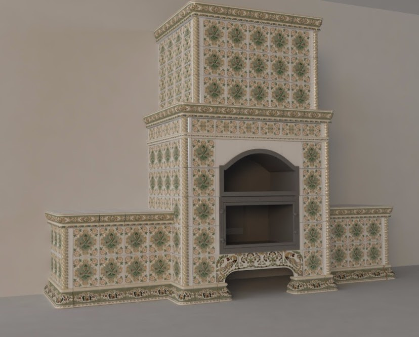 Различные вариации одного камина