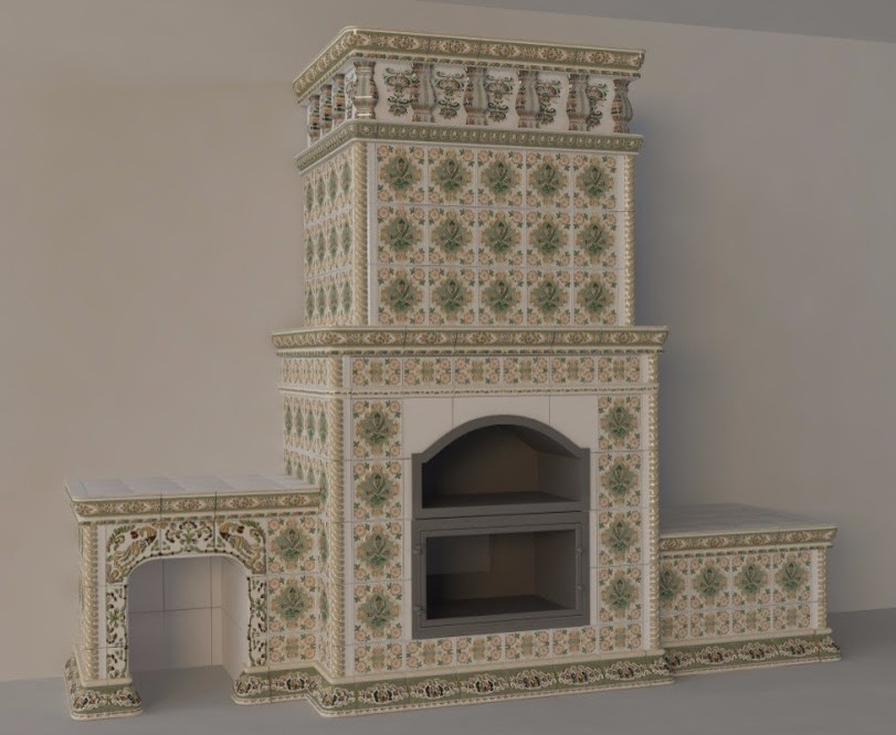 Различные вариации одного камина