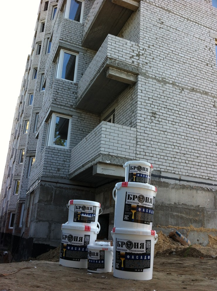 теплоизоляция цоколя жилого дома (новостройка)