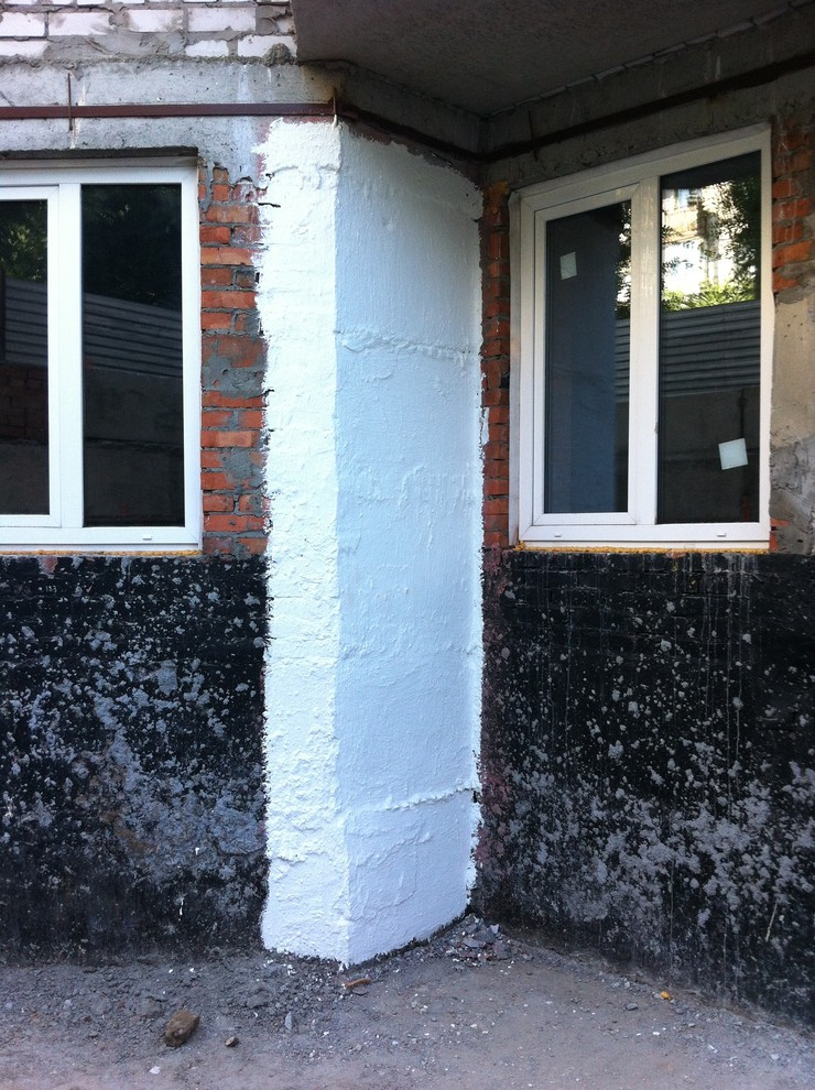 теплоизоляция цоколя жилого дома (новостройка)