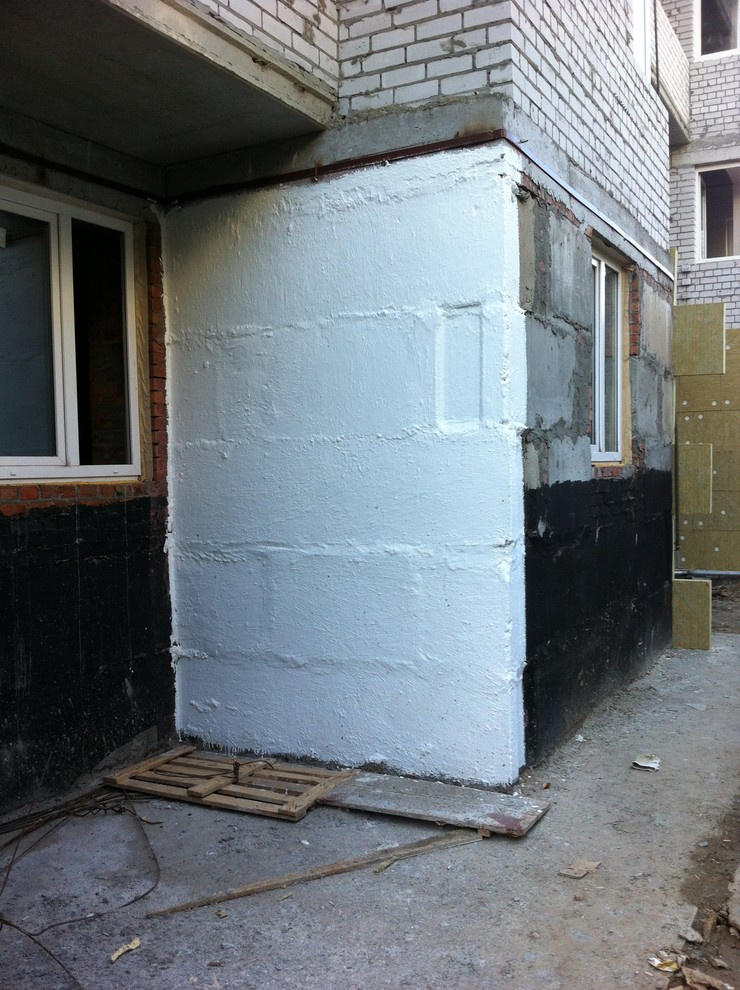 теплоизоляция цоколя жилого дома (новостройка)