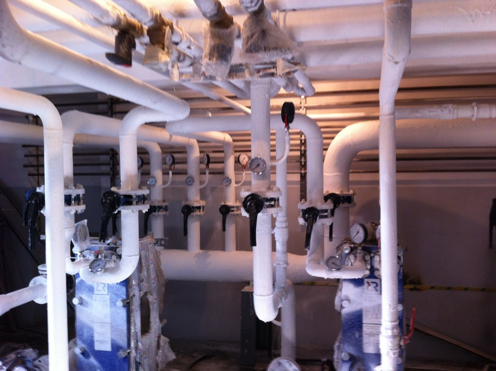 Теплоизоляция трубопроводов (ВК, ОВ, ИТП, хоз.питьевой).