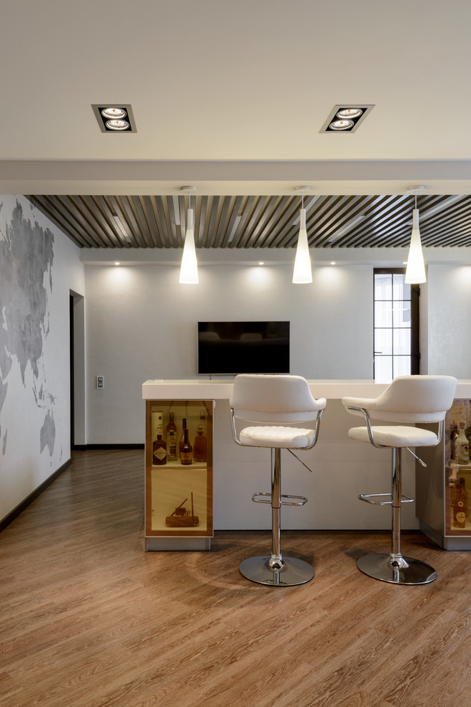 Трехкомнатная квартира-студия в современном стиле