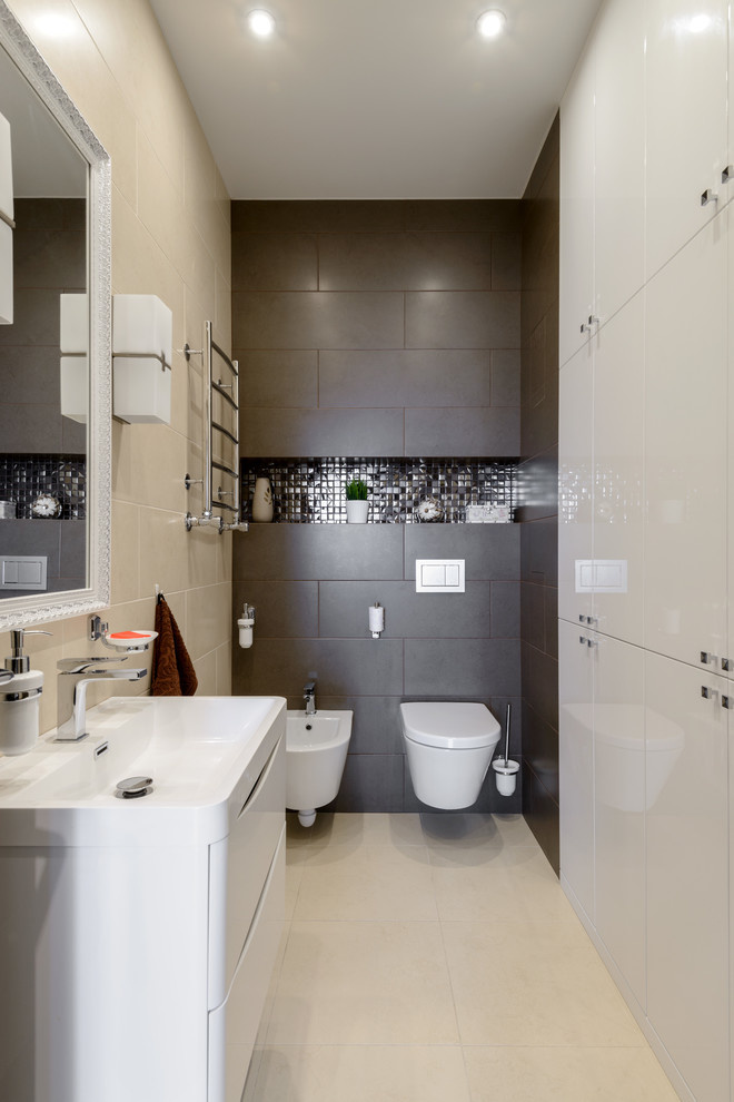 Трехкомнатная квартира-студия в современном стиле