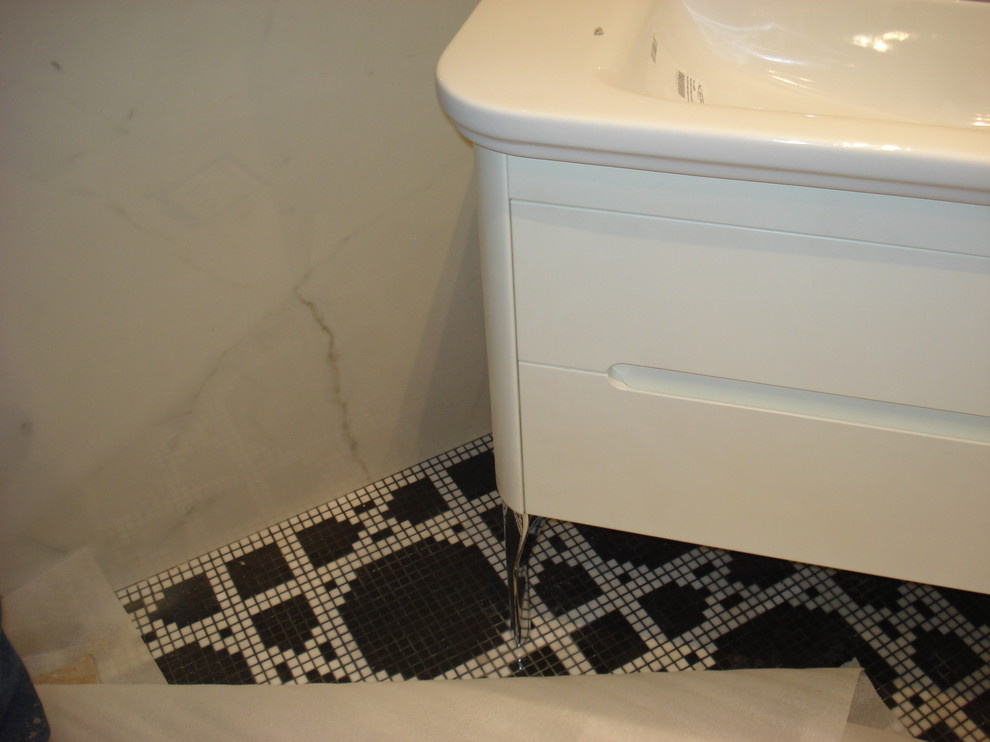 Крупный формат + мозаика.