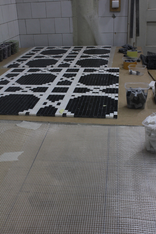 Крупный формат + мозаика.