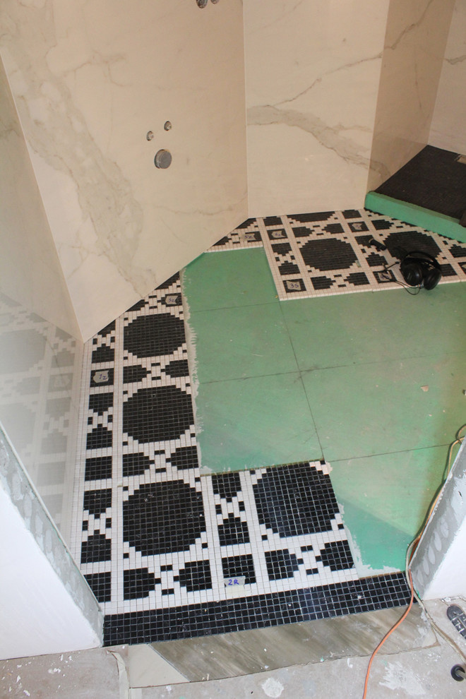 Крупный формат + мозаика.