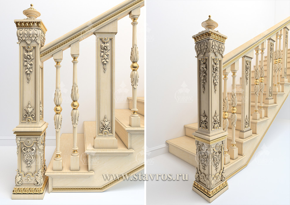 Резные лестницы