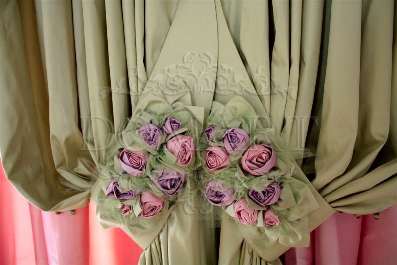 Текстильное оформление интерьера ЖК Монолит