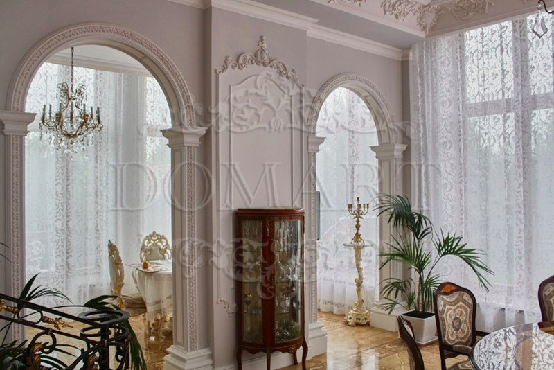 Текстильное оформление интерьера ЖК Монолит