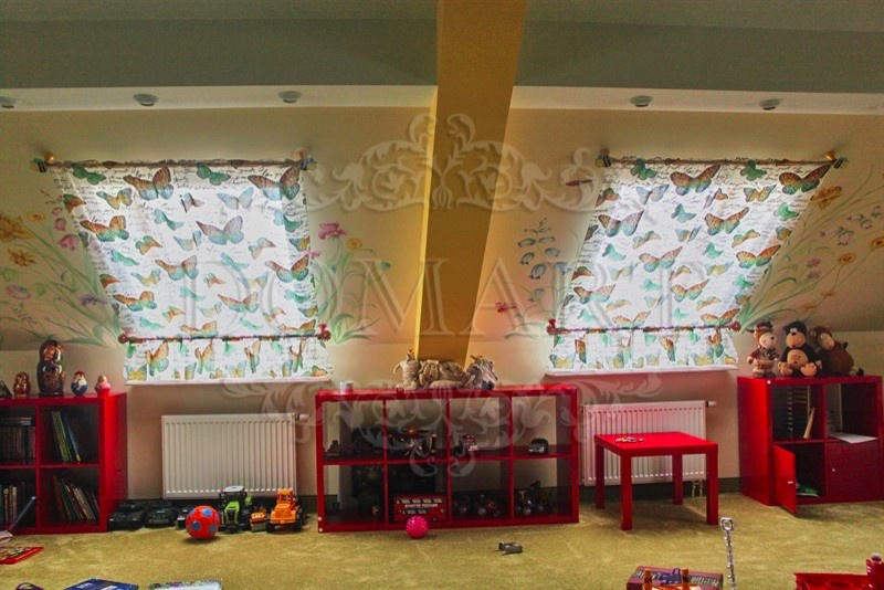 Текстильное оформление интерьера ЖК Монолит