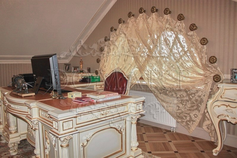 Текстильное оформление интерьера ЖК Монолит