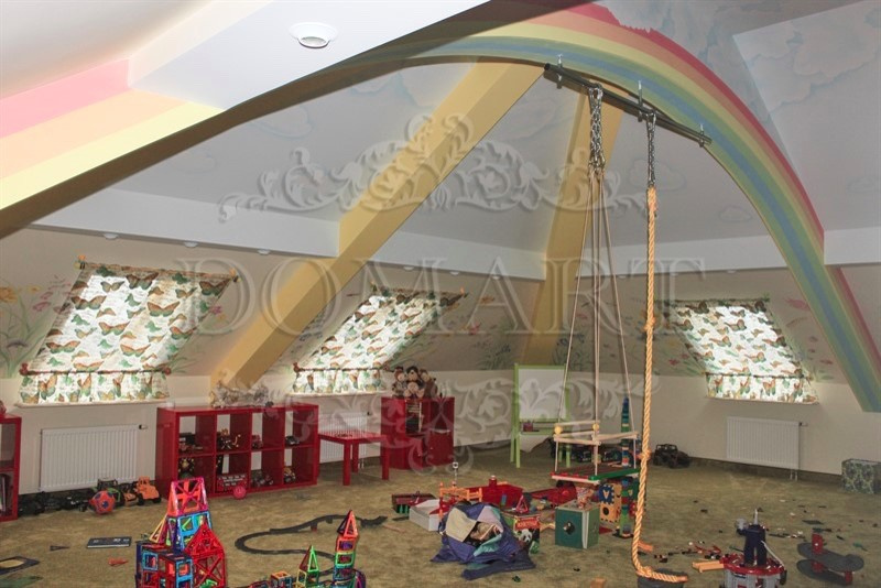 Текстильное оформление интерьера ЖК Монолит