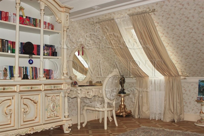 Текстильное оформление интерьера ЖК Монолит