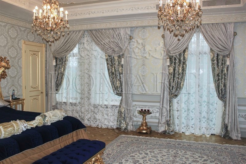 Текстильное оформление интерьера ЖК Монолит