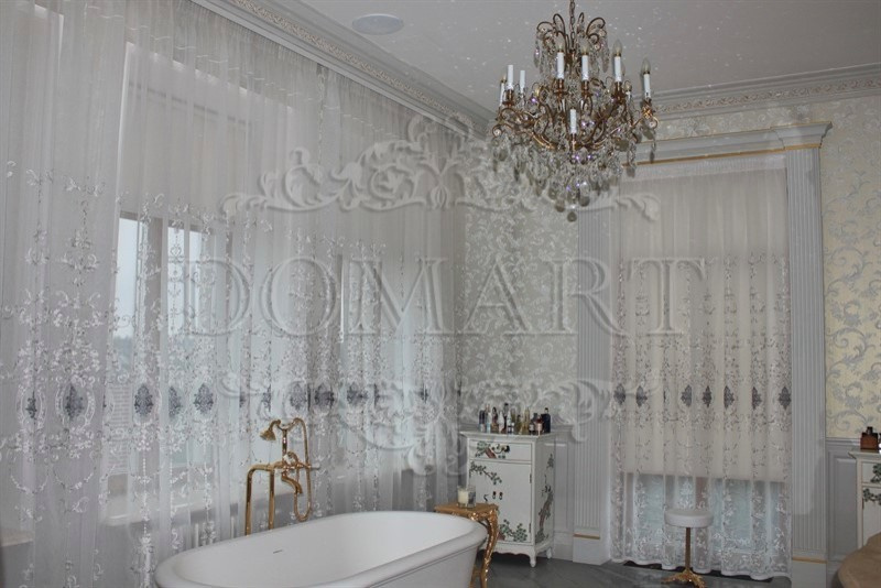 Текстильное оформление интерьера ЖК Монолит