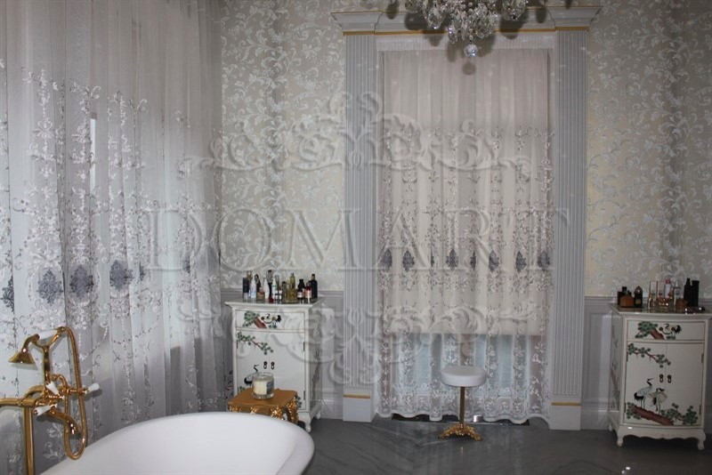 Текстильное оформление интерьера ЖК Монолит