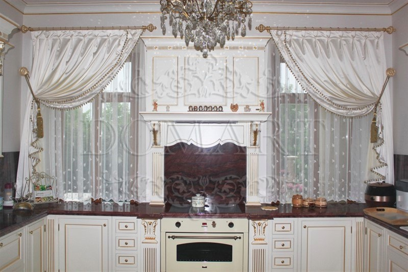 Текстильное оформление интерьера ЖК Монолит