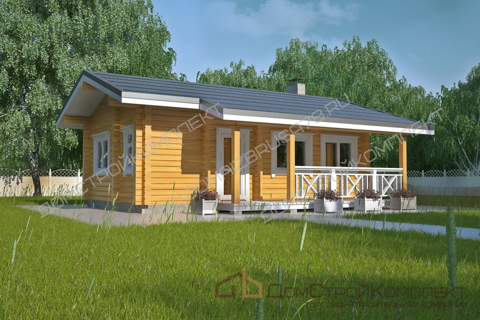 Коттедж из клееного бруса