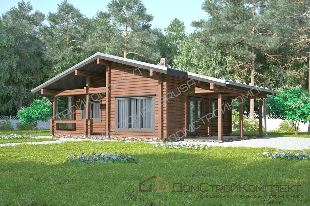 Бюджетный дом из бруса