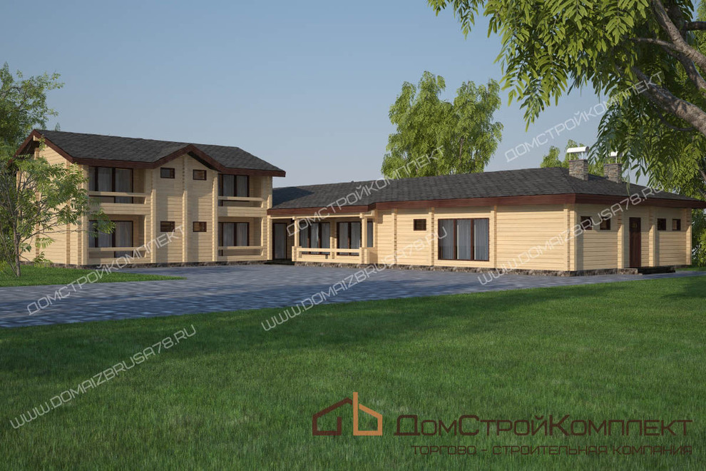 Обложка проекта: Дома из клееного бруса