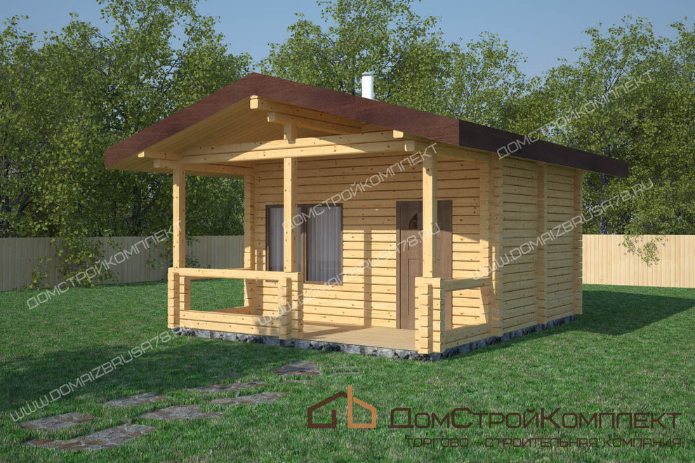 Готовая баня из бруса