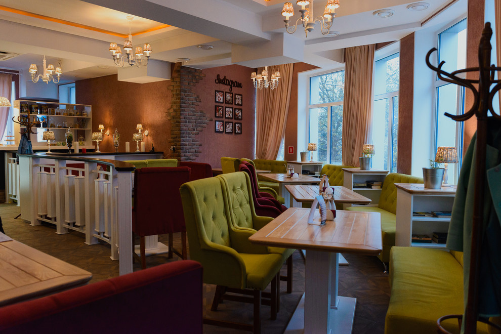 Реализованный проект кафе в городе Севастополе