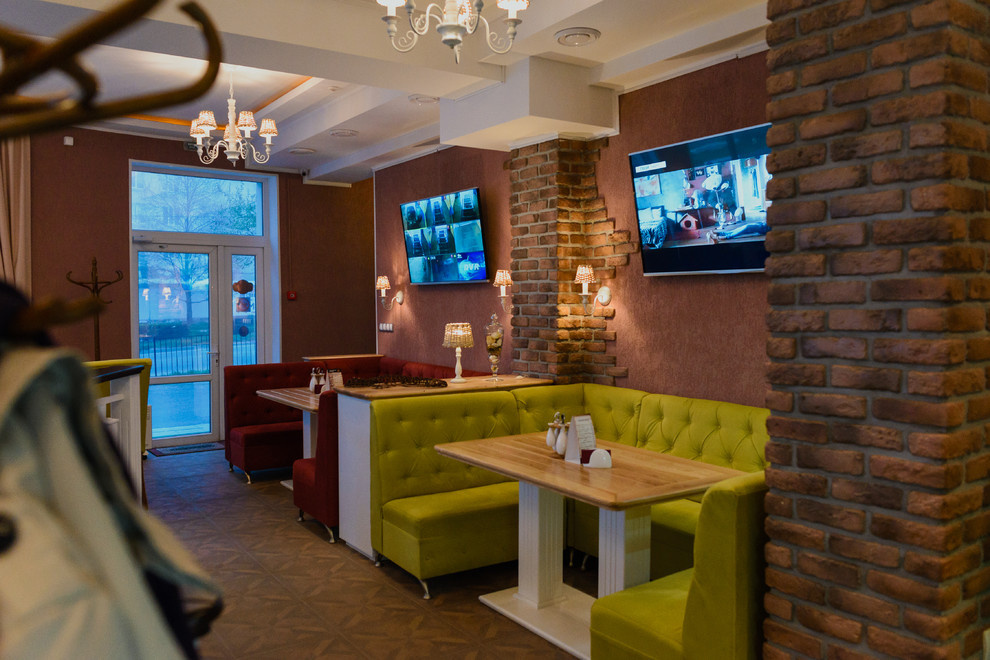 Реализованный проект кафе в городе Севастополе