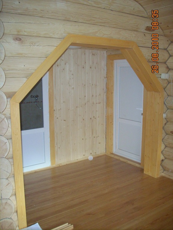 Обложка проекта: Баня из оцилиндрованного бревна "Песня"