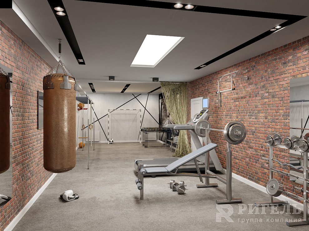Спортзал на цокольном этаже