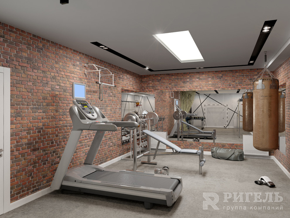 Спортзал на цокольном этаже