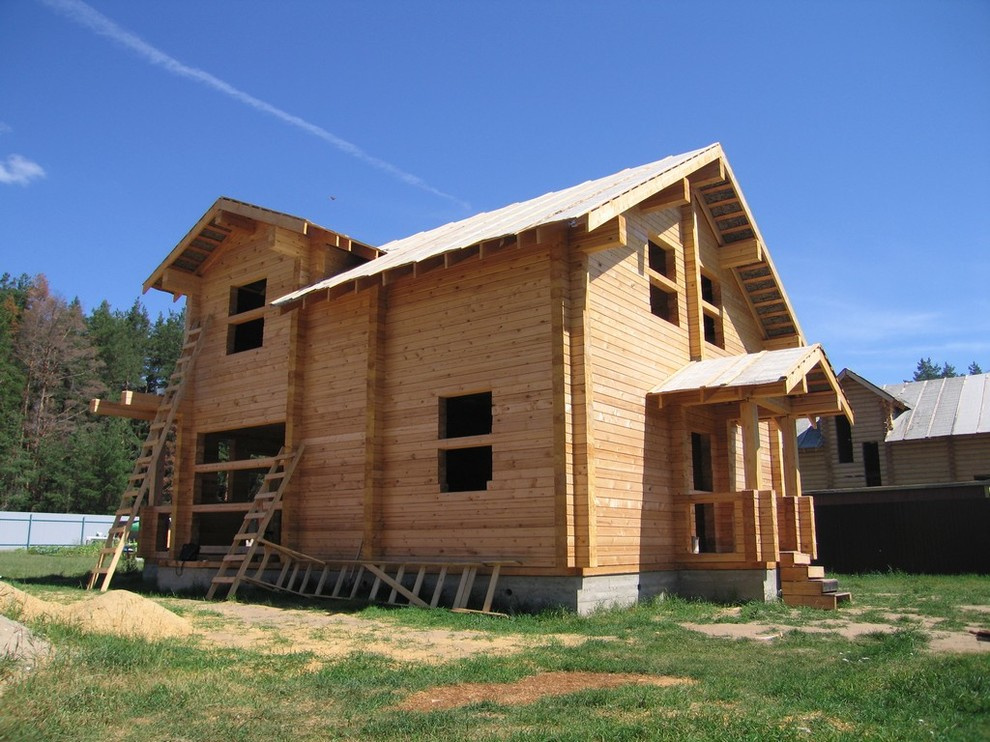 Обложка проекта: Дом из бруса "Полёт"