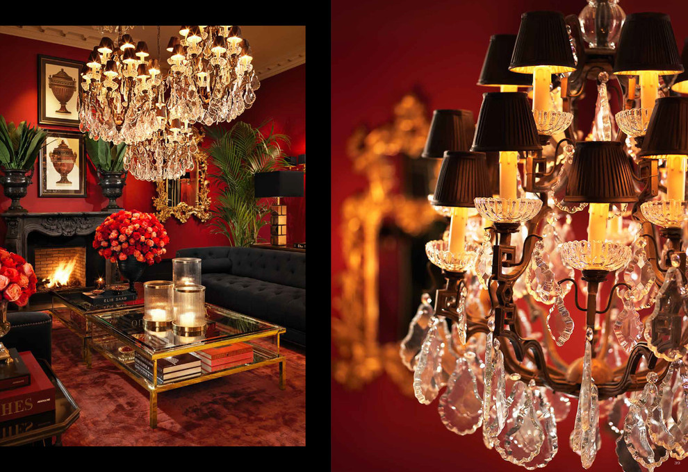 Алая гостиная от Eichholtz