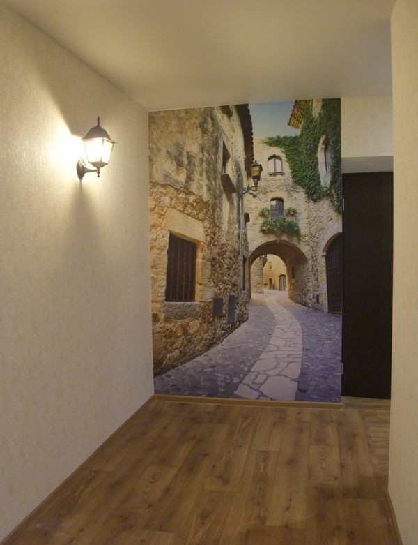 Фотообои в интерьере прихожей