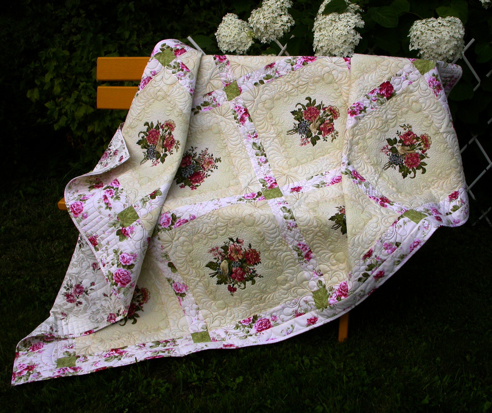 лоскутное шитье и стежка покрывал