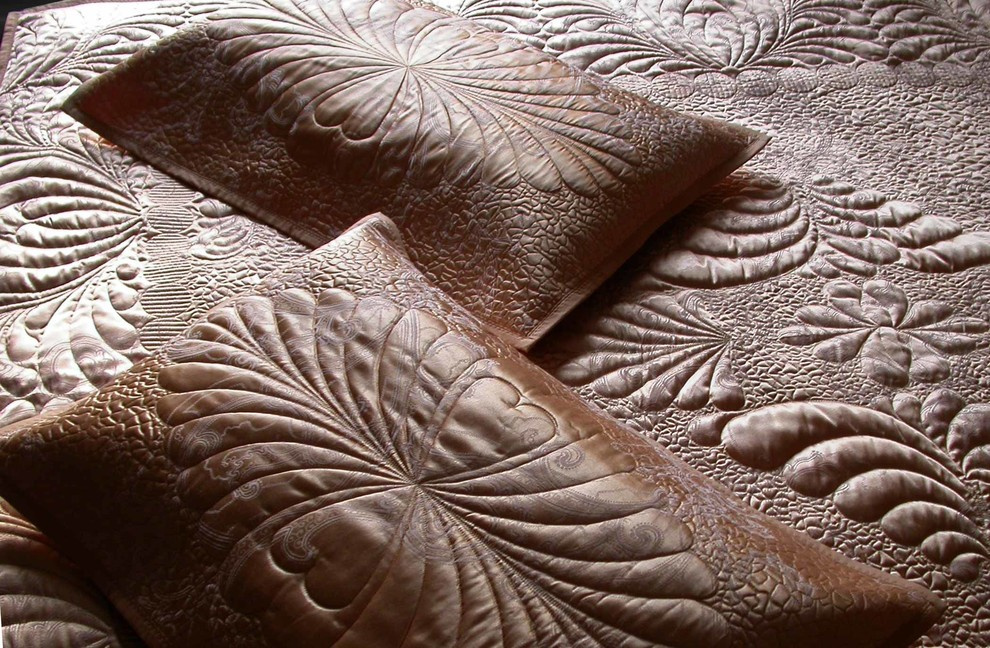 лоскутное шитье и стежка покрывал