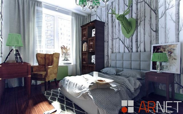 Хулиганская эклектика, квартира 72,5 кв.м.