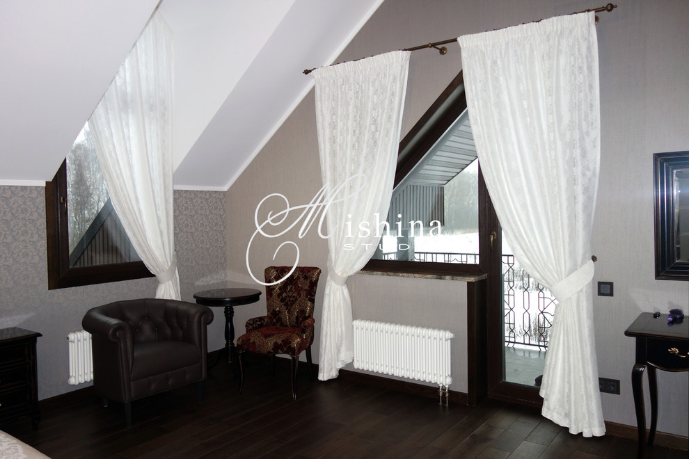 Шторы в загородный дом в восточном стиле