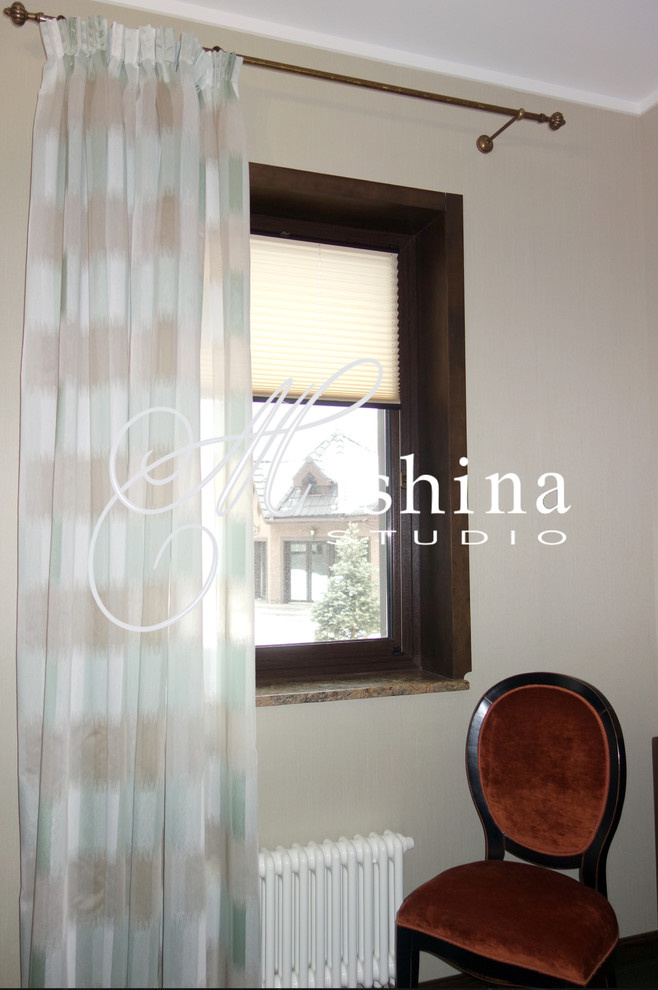 Шторы в загородный дом в восточном стиле